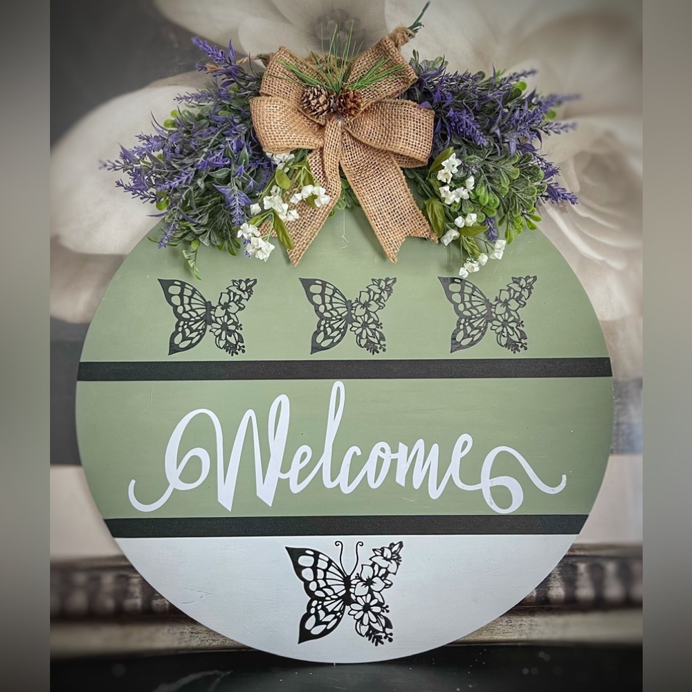 Handmade Welcome sign
